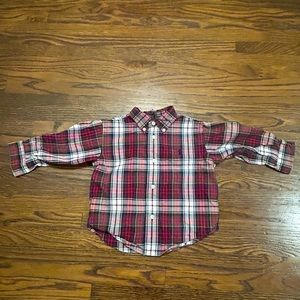 Ralph Lauren button-down shirt. Boys size 18 months.